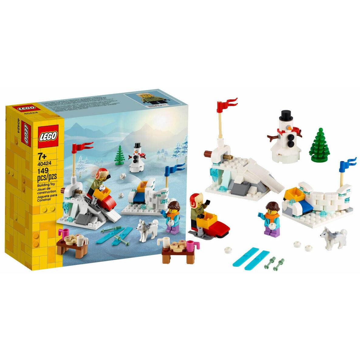 Lego Creator Holiday - Rare - 40424 Winter Snowball Fight