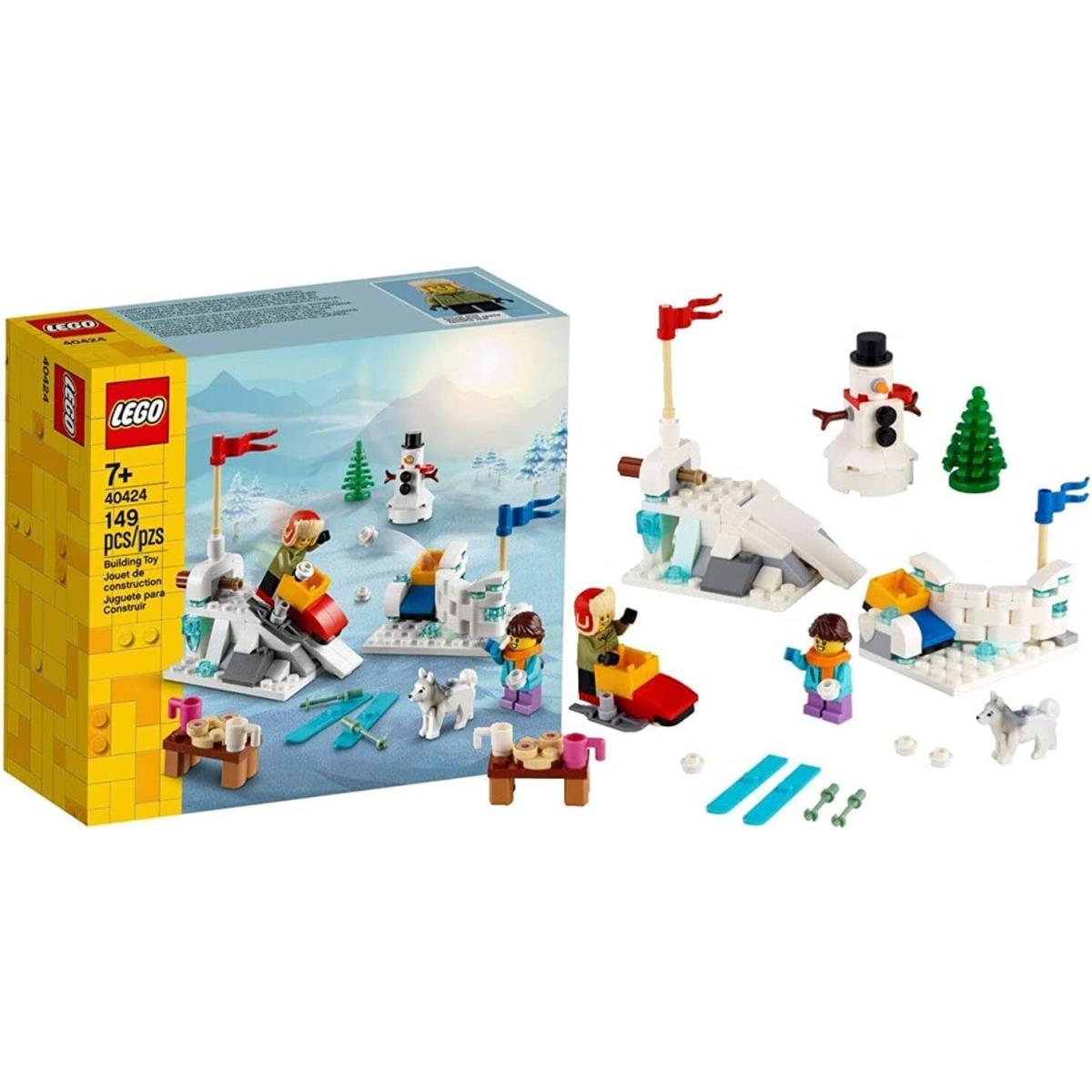 Lego Winter Snowball Building Set 40424 149 Pieces