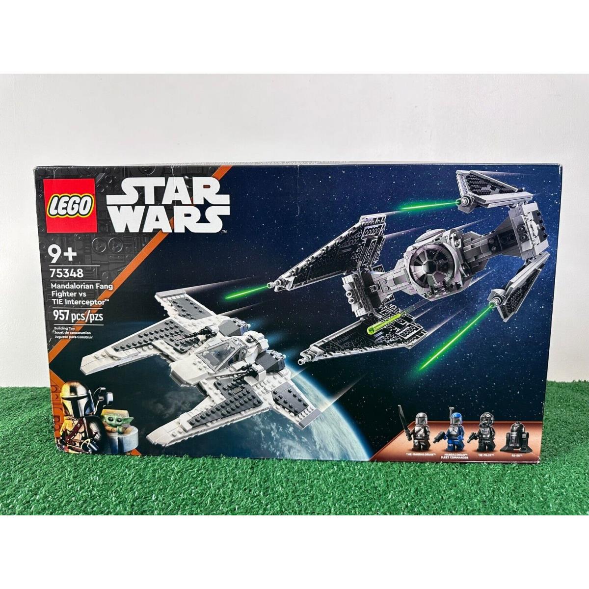 Lego Star Wars: Mandalorian Fang Fighter vs Tie Interceptor 75348