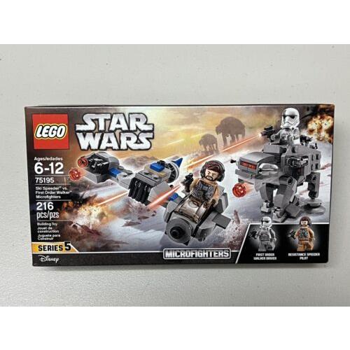 Lego 75195 Star Wars: Ski Speeder Vs. First Order Walker Microfighters