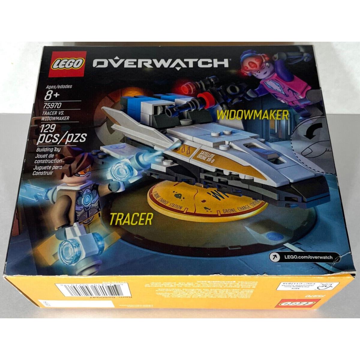 Lego Overwatch Tracer Vs. Widowmaker 75970 Building Kit 129 Pcs Retired Set