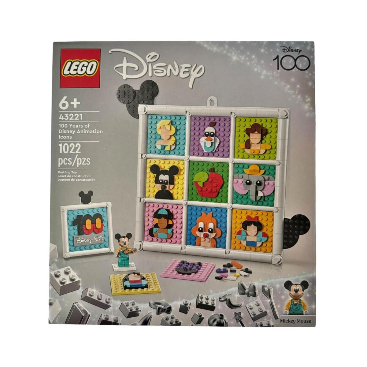 Lego Disney 100 Years of Animation Icons 43221 Toy Build Limited Edition