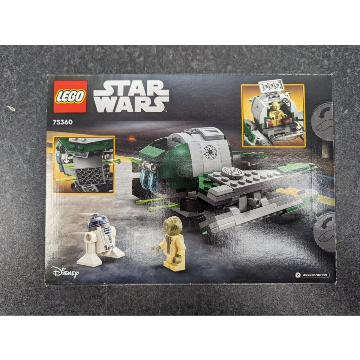 2023 Lego Disney Star Wars Building Set 75360 Yoda`s Jetfighter w/ R2-D2