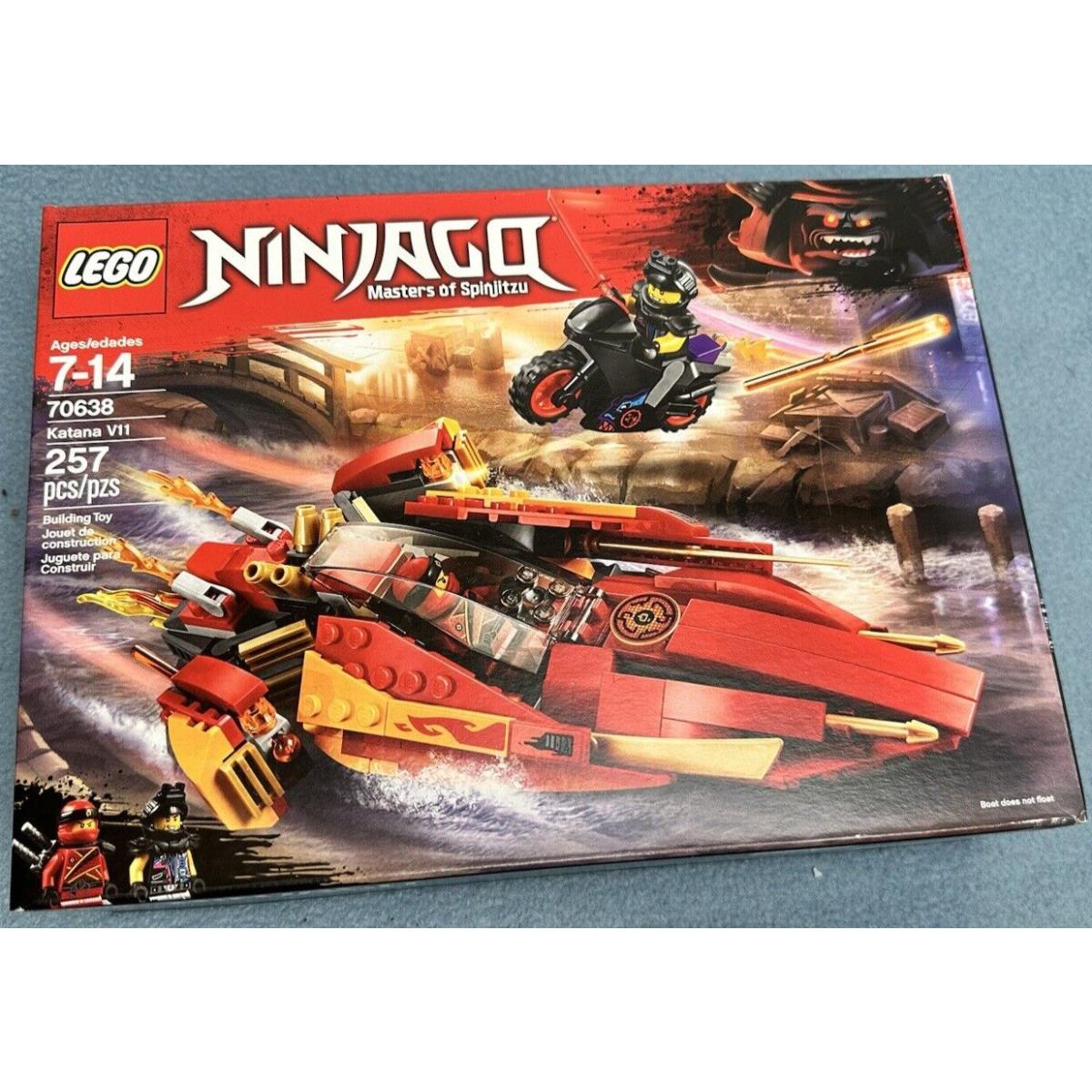 = Lego Ninjago 70638 Master of Spinjitzu Katana V11 257 Pcs 2018