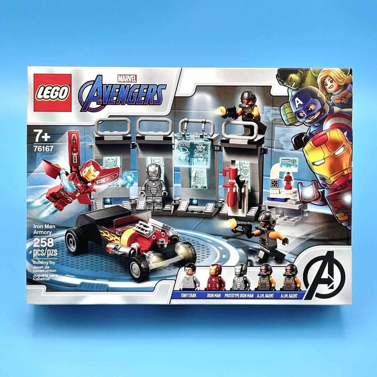 Lego Marvel Avengers Iron Man Armory 76167 5 Minifigures Hall of Armor