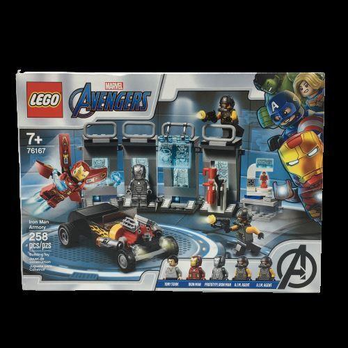 Lego Marvel Avengers Iron Man Armory 76167 Building Kit 258 Piece Set