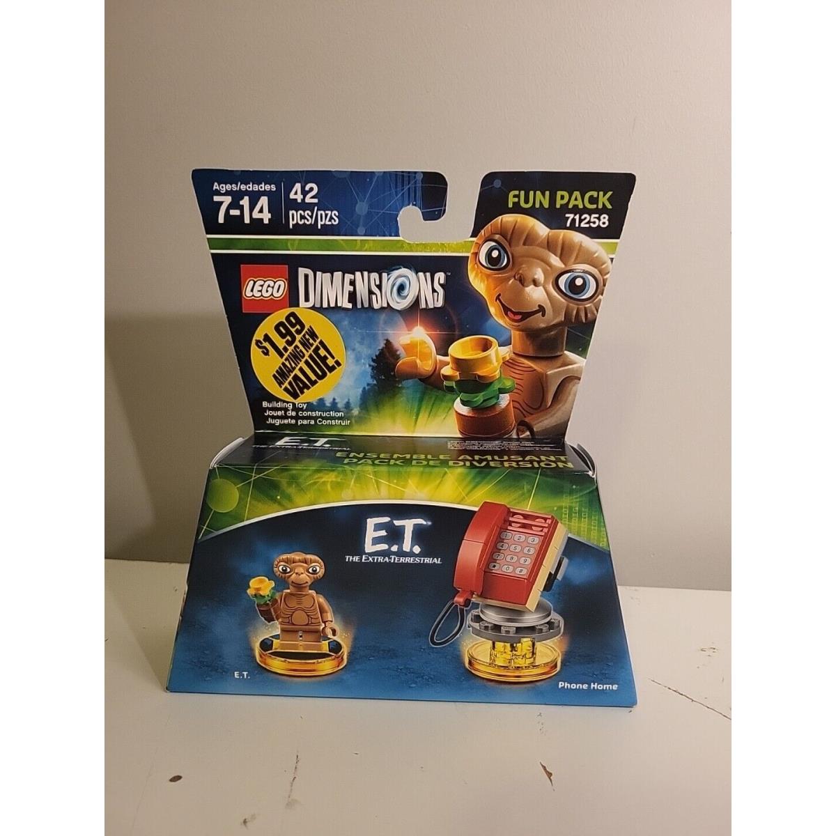 Lego 71258 Dimensions E.t. Fun Pack ET Phone Home 2016 Retired