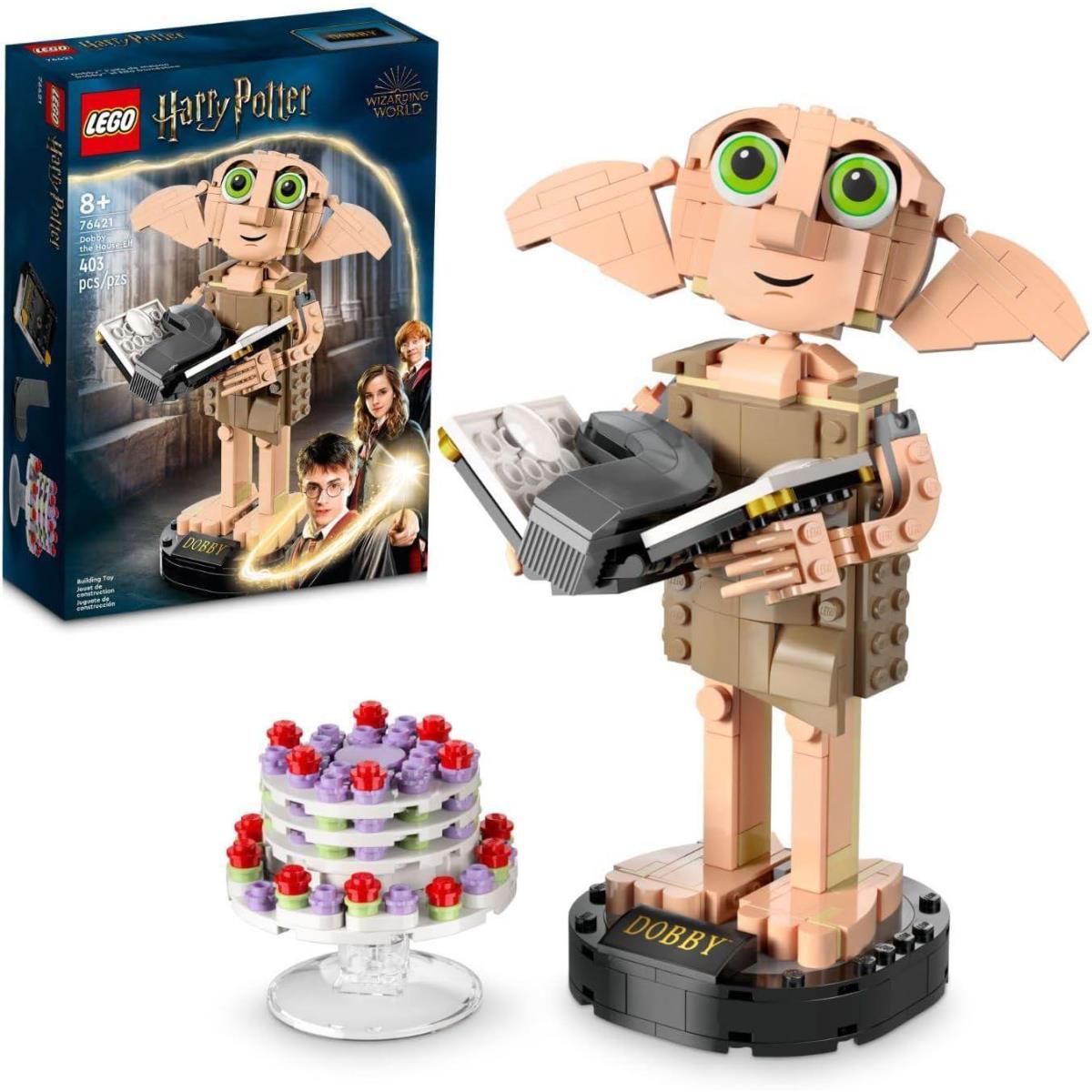 Lego Harry Potter Dobby The House-elf Building Toy Set Build and Display Model