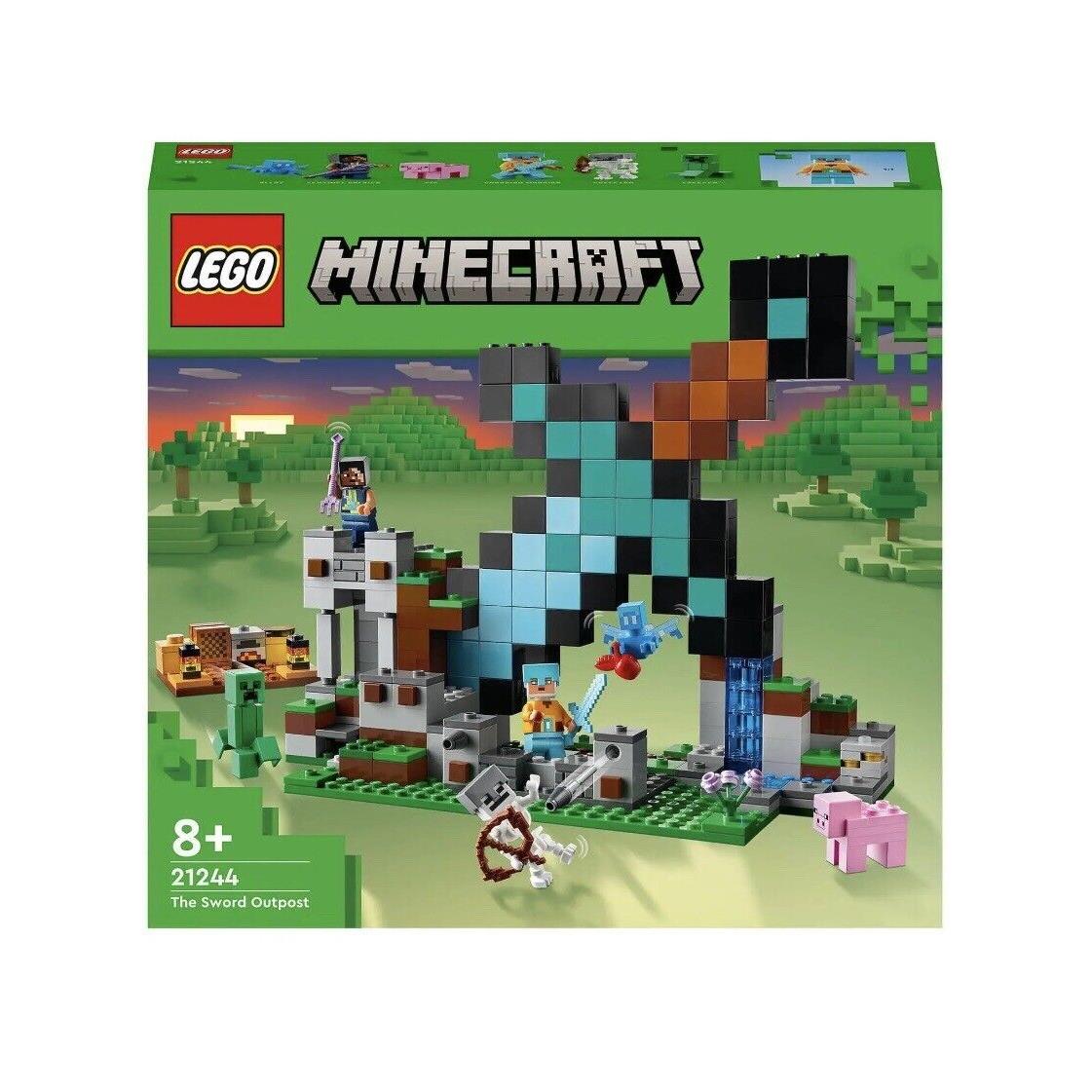 Lego Mojang Minecraft 21244 The Sword Outpost Building Toy Creeper