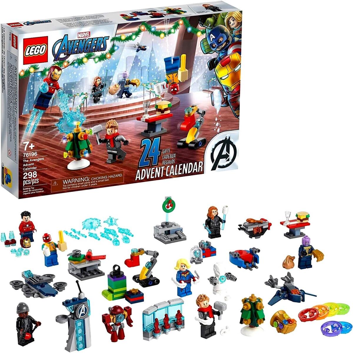 Lego 76196 Super Heroes: The Avengers Advent Calendar 298 Pieces