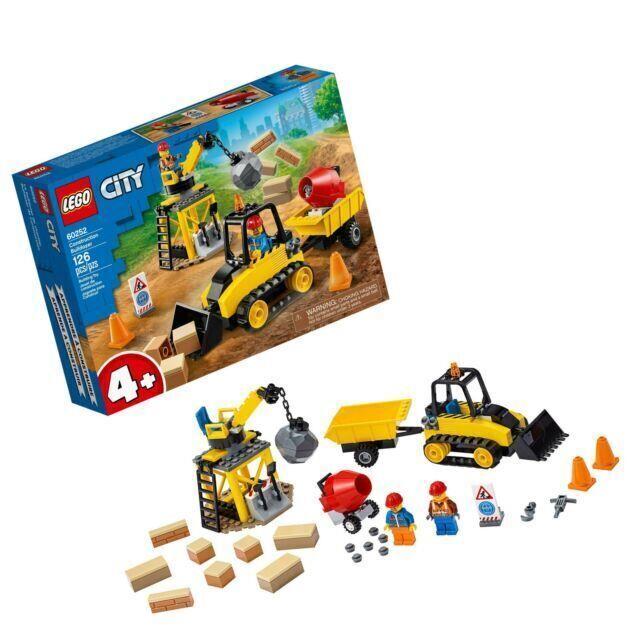 Lego Building Toy 60252 City Construction Bulldozer Box