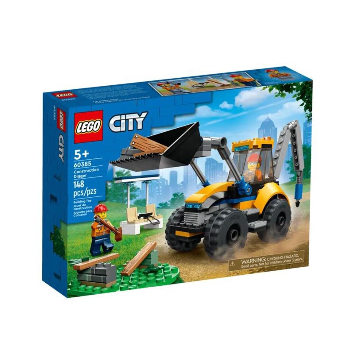 Lego City Construction Digger Building Set 60385 IN Stock