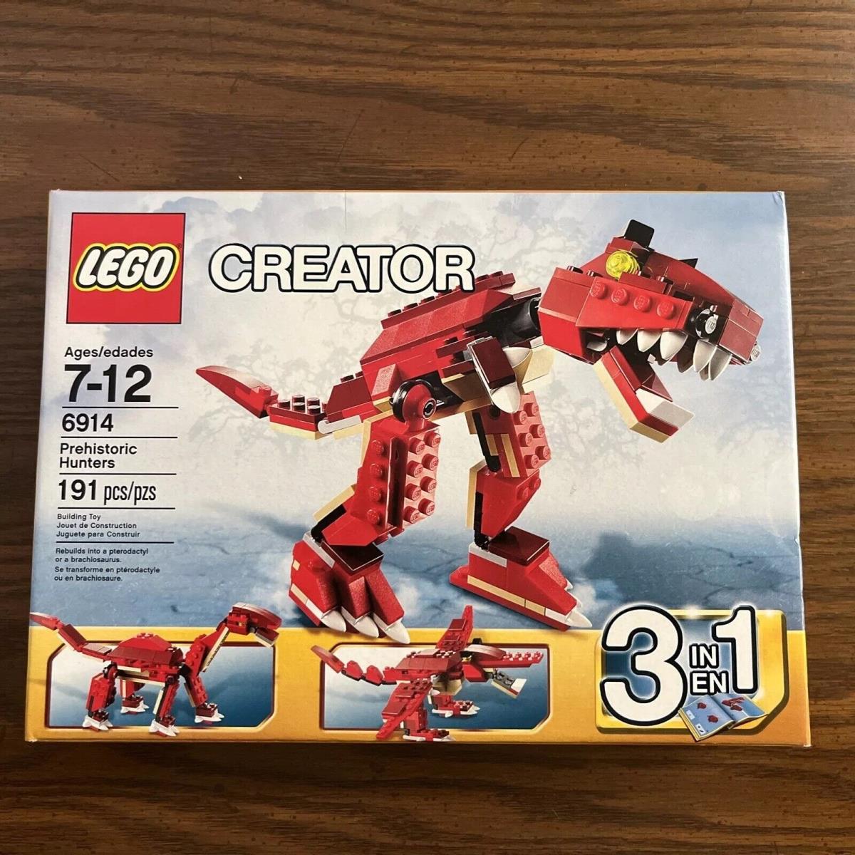 Lego Creator Dinosaurs Prehistoric Hunters 3 In 1 Set