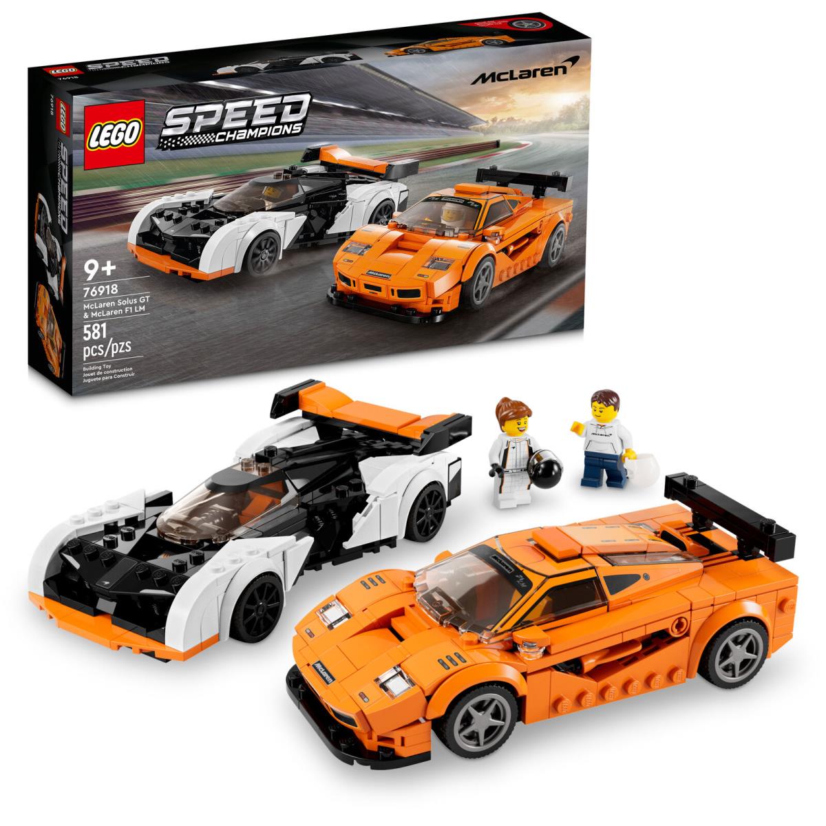 Lego Speed Champions: Mclaren Solus GT Mclaren F1 LM 76918