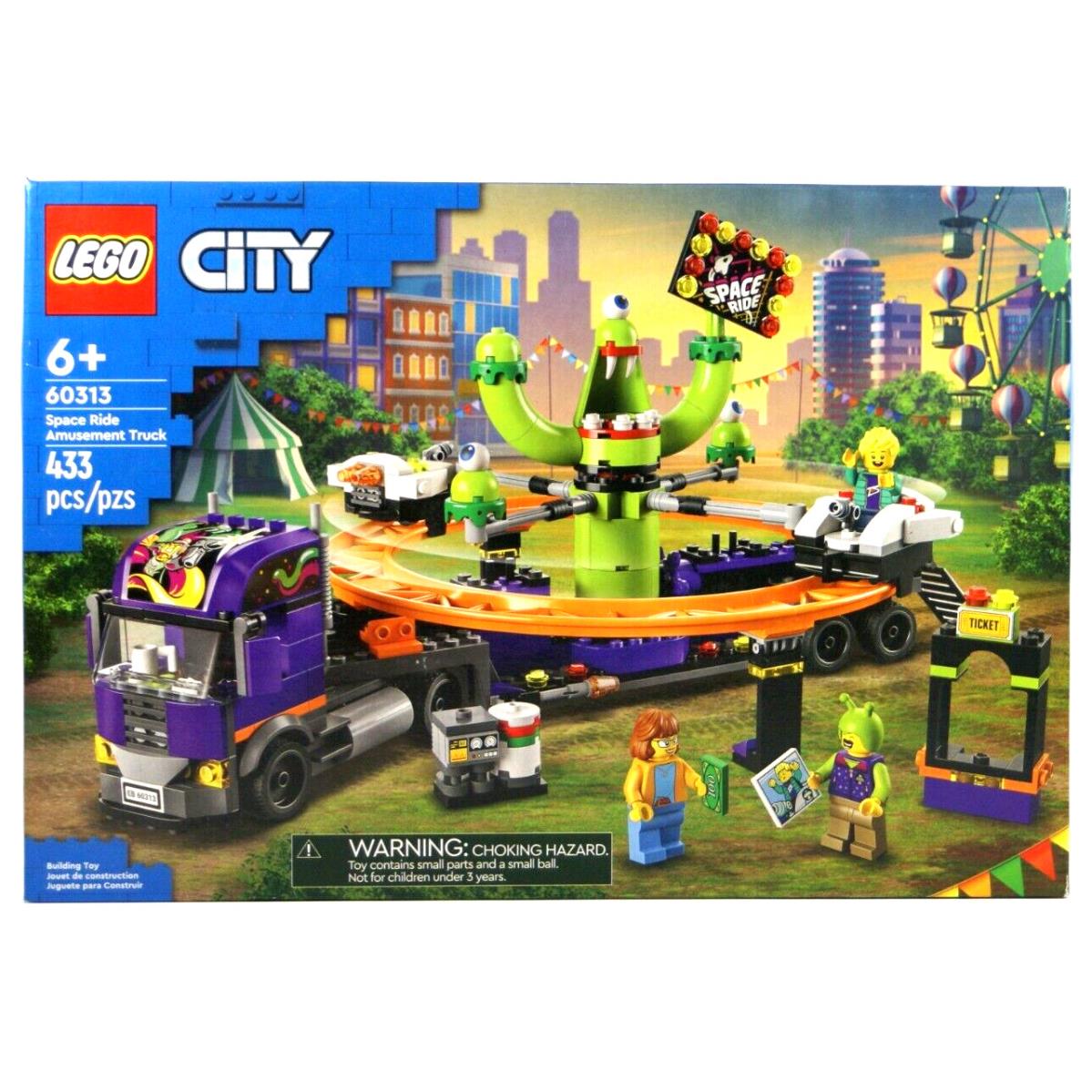 Lego 60313 City Space Ride Amusement Truck 433 Pieces