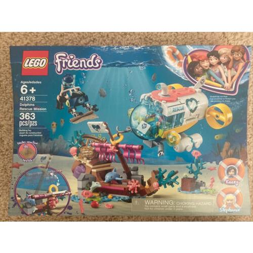 Lego Friends Set 41378 - Dolphins Rescue Mission New/sealed Box