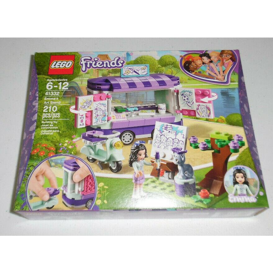 Lego Friends Emma`s Art Stand 41332 210 Piece Building Set Toy