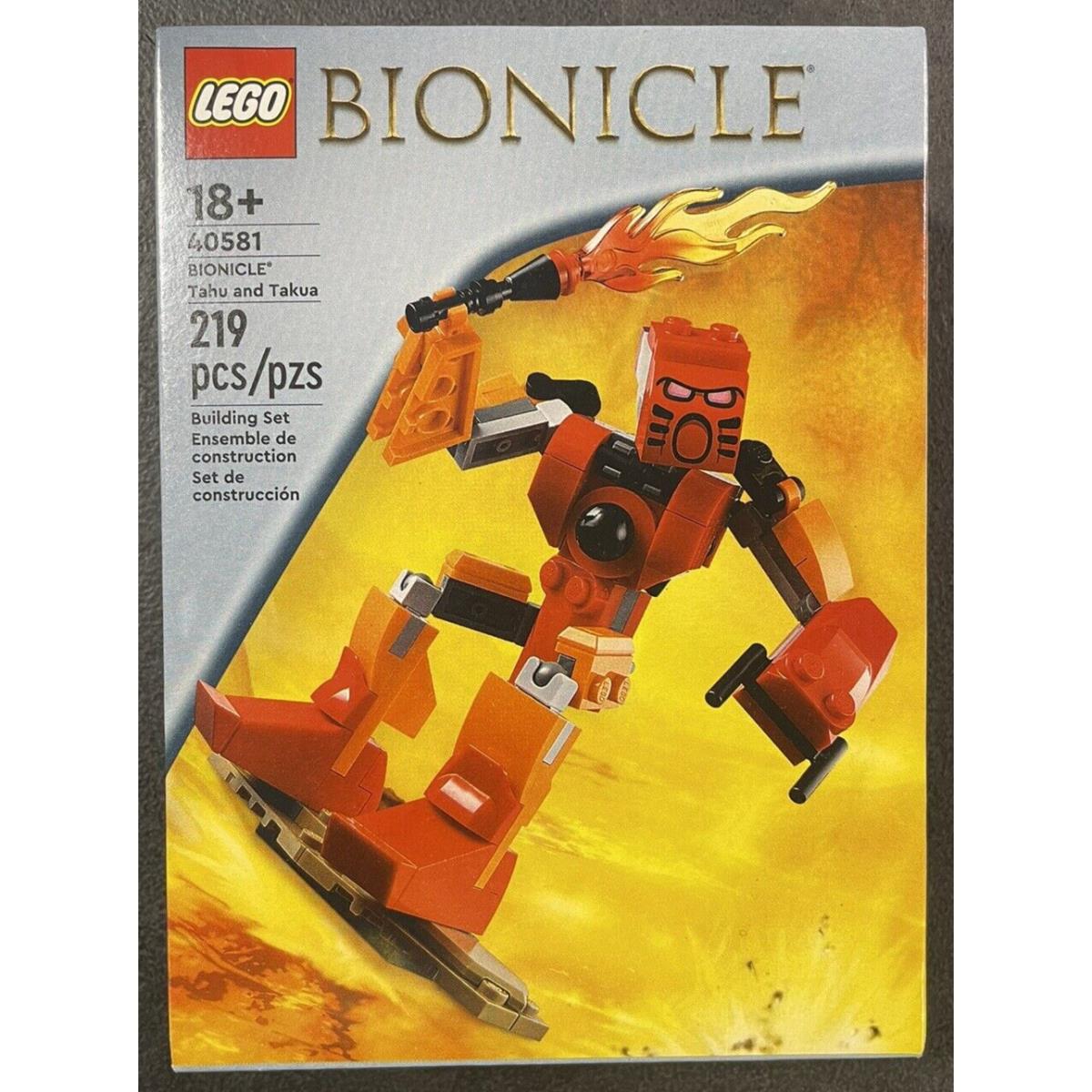 Lego Bionicle Tahu and Takua 40581 219 Pcs Gwp