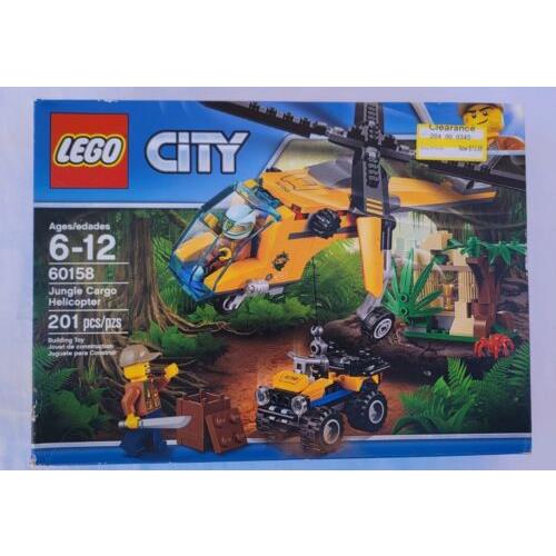 Lego City 60158 Set Jungle Cargo Helicopter