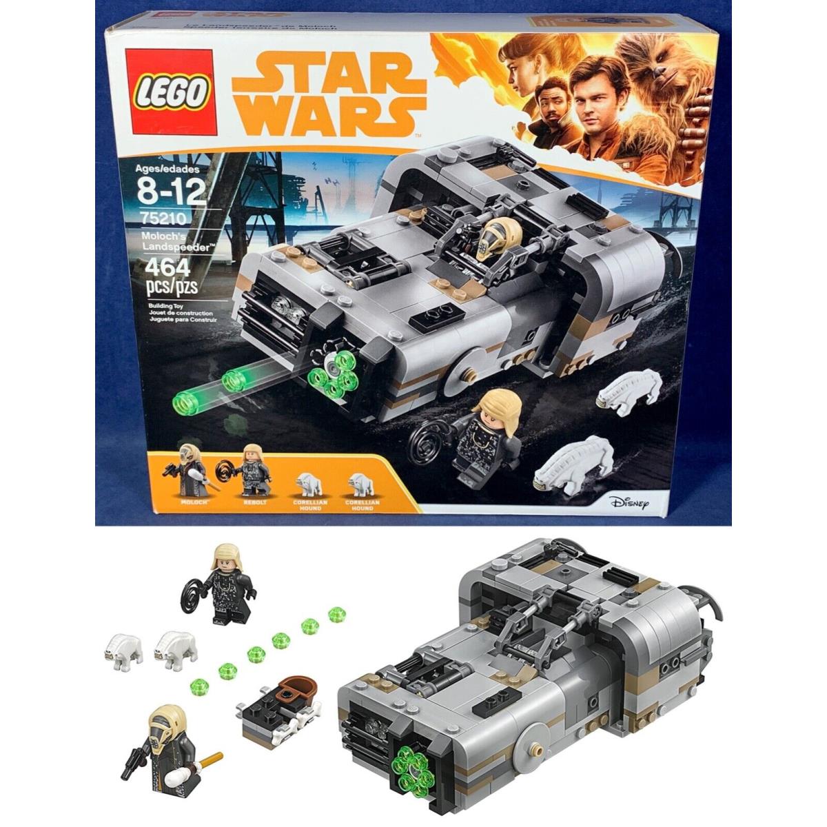 Moloch`s Landspeeder Star Wars Lego 75210 Building Set Solo Corellian Hounds