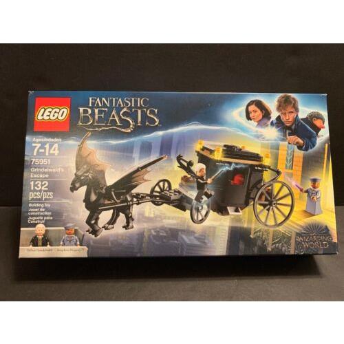 Lego Fantastic Beasts 75951 Grindelwald`s Escape 132pcs Set Wizarding World