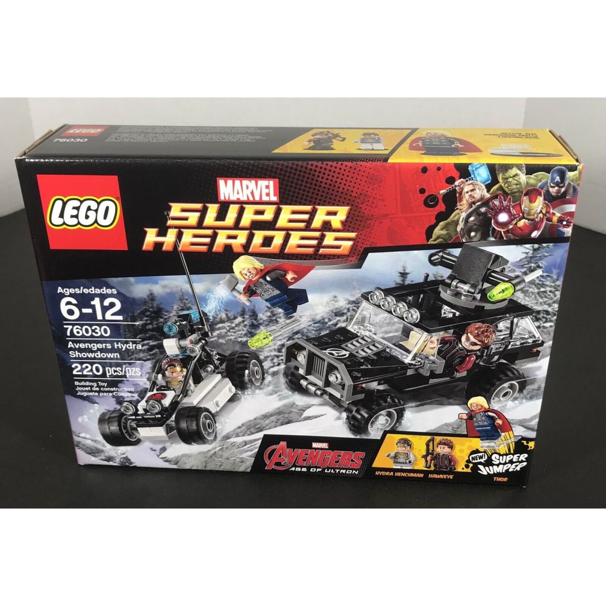 Lego Marvel Avengers Hydra Showdown 76030 Thor Hawkeye 4x4 Off Roader
