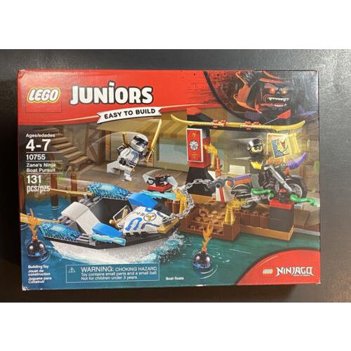 Lego Juniors Set 10755 Zane`s Ninja Boat Pursuit