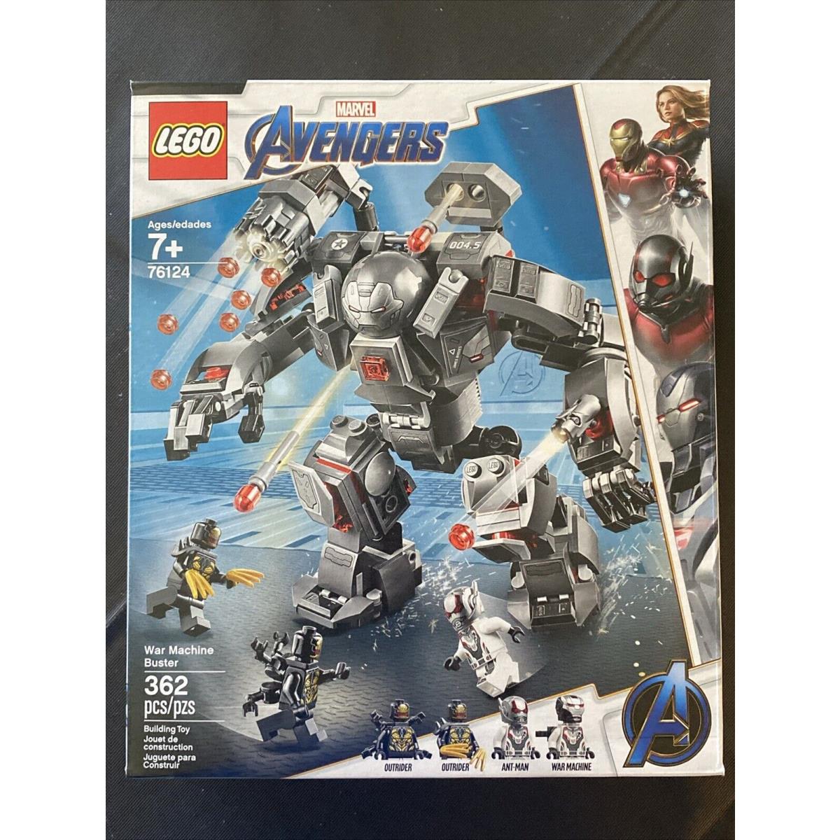 Lego Marvet Avengers Set 76124 War Machine Buster