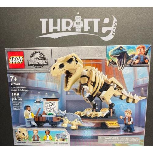 Lego Jurassic Park 76940 T Rex Dinosaur Fossil Exhibition