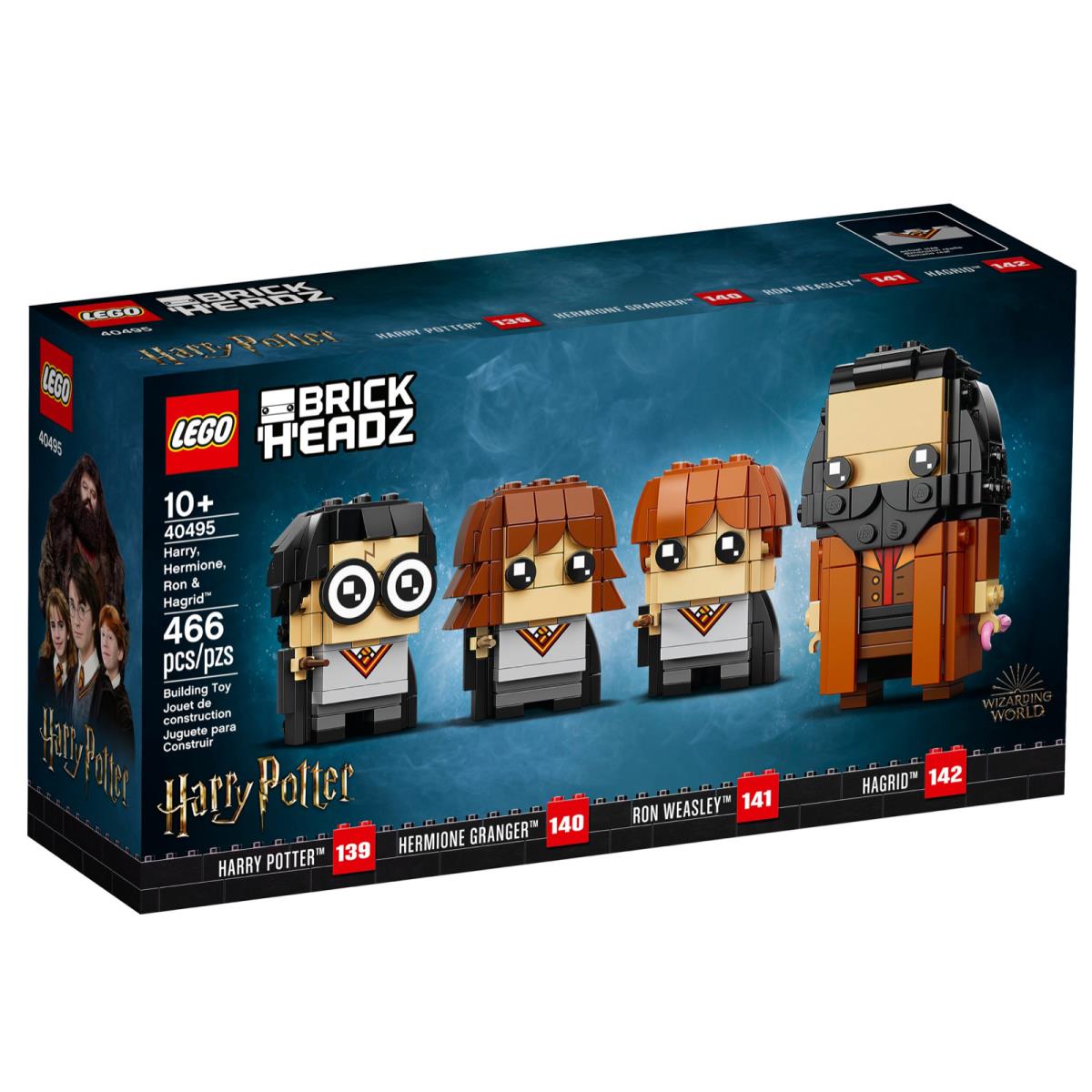 Lego 40495 Brickheadz Harry Potter: Harry Hermione Ron Hagrid