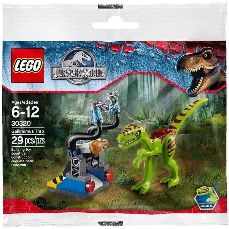 Lego Gallimimus Trap Polybag 30320 Jurassic World Minifigure Building Set