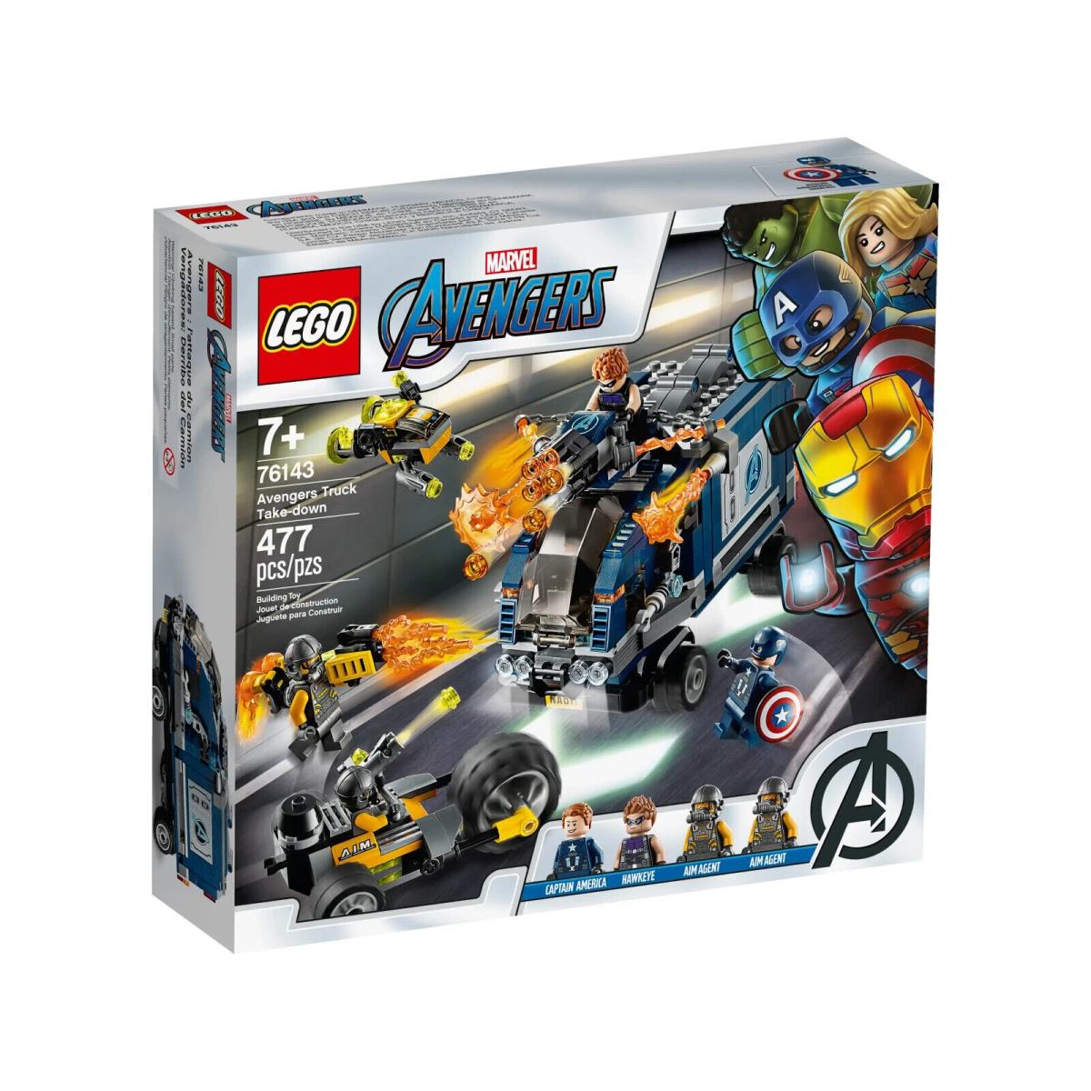 Lego Avengers Truck Take-down 76143 Super Heroes Minifigure Building Set