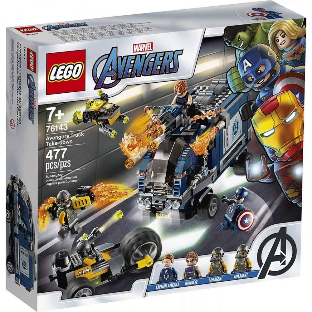 Lego Marvel Avengers Truck Take-down 76143 Captain America and Hawkeye