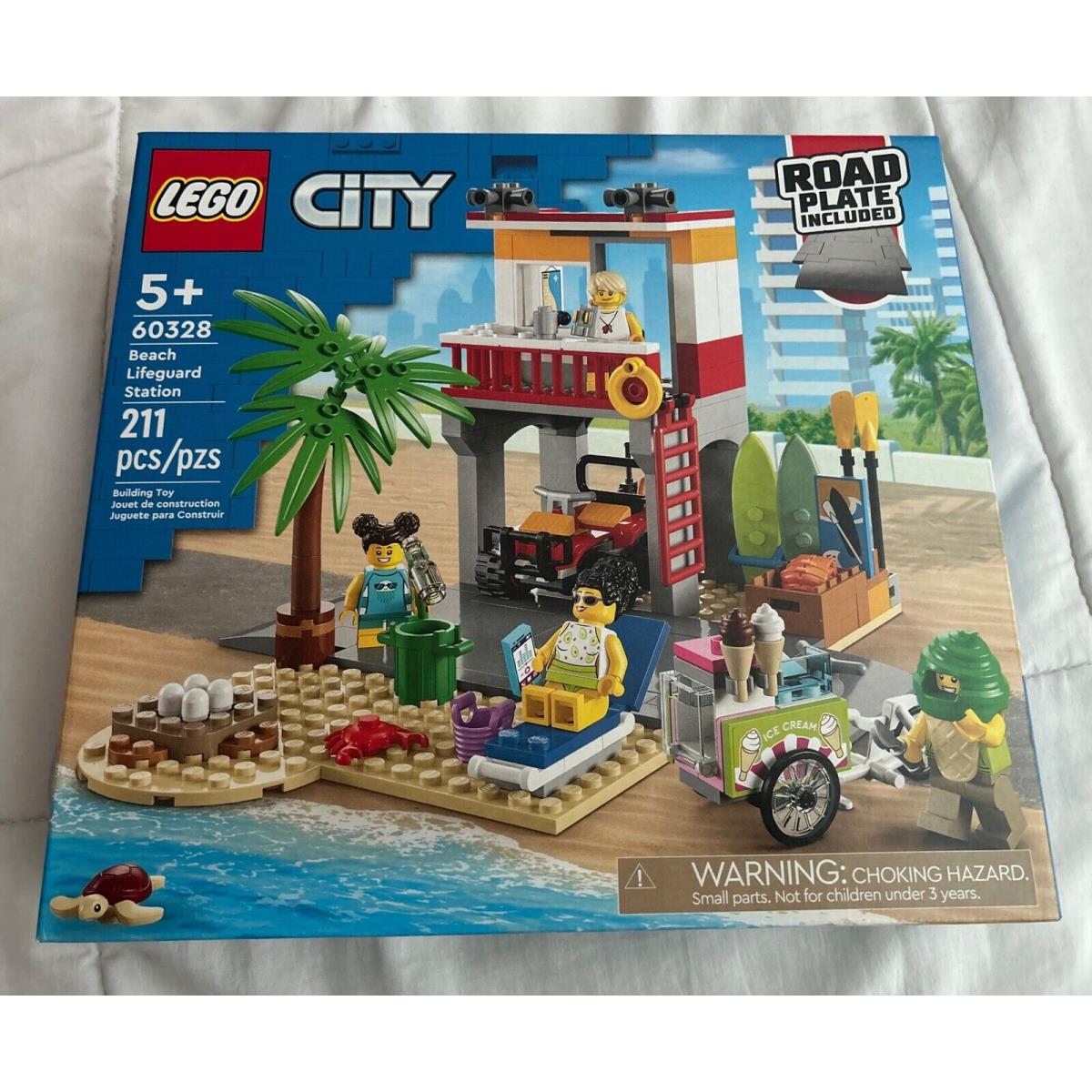 Lego 60328 City Beach Lifeguard Station 211pcs