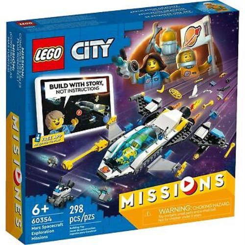 Lego City Mars Spacecraft Exploration Missions Building Set 60354 298 Piece