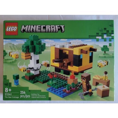 Lego 21241 Minecraft The Bee Cottage 254 Pcs Bear Minifigure