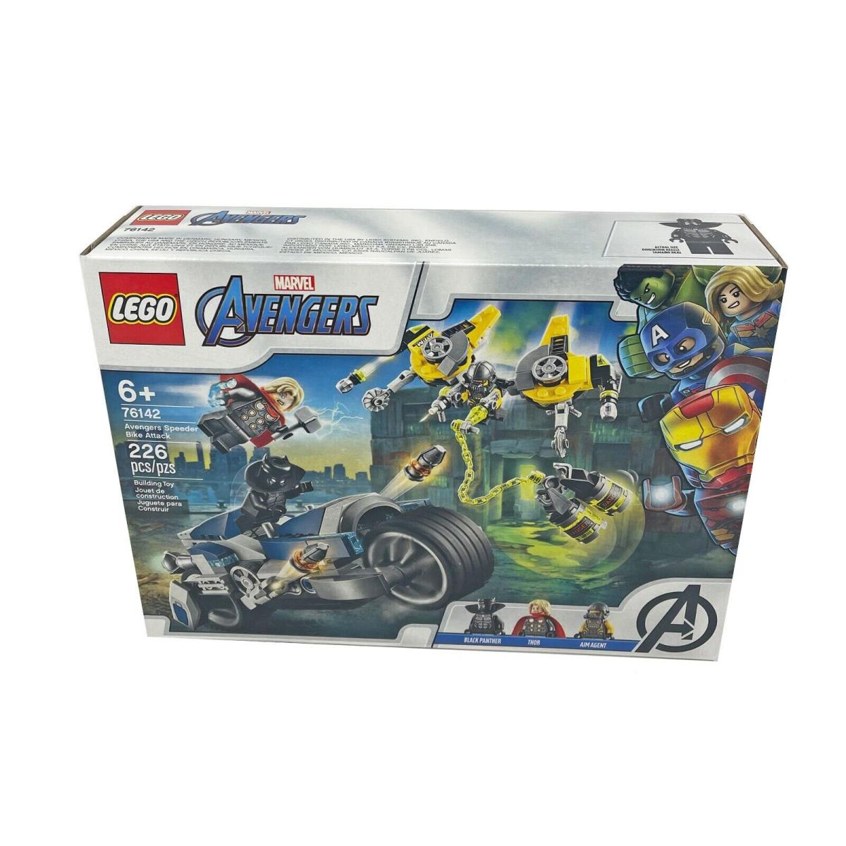 Lego Avengers 76142 Avengers Speeder Bike Attack 226 Pcs Ages 6+