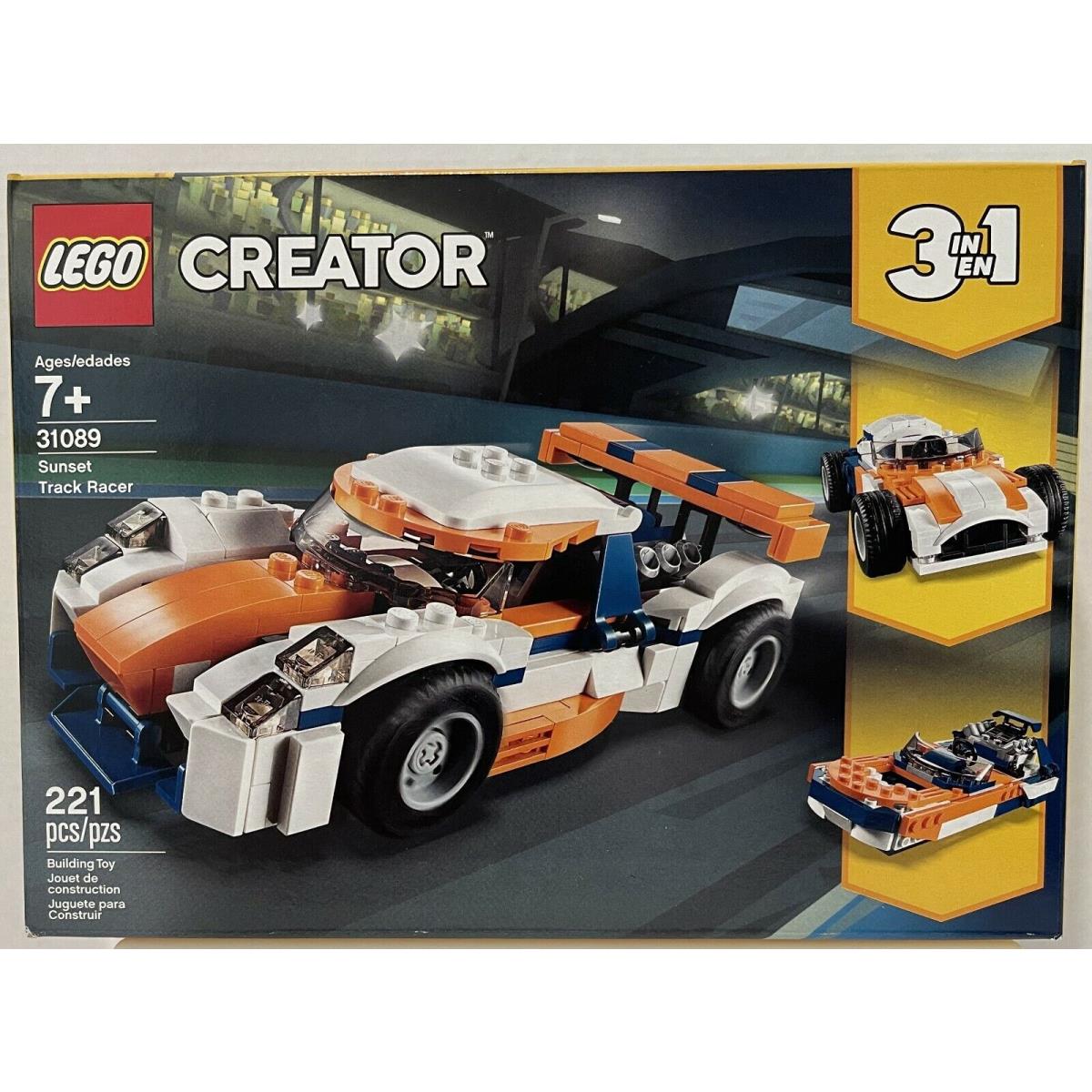 Lego Creator 3in1 Sunset Track Racer 31089 221pcs 7+