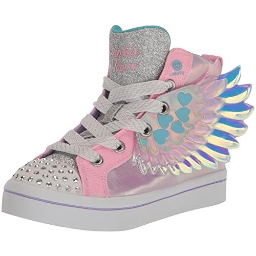 Skechers Unisex-child Twinkle Toes Twi-lites 2.0-W Pink/Multi
