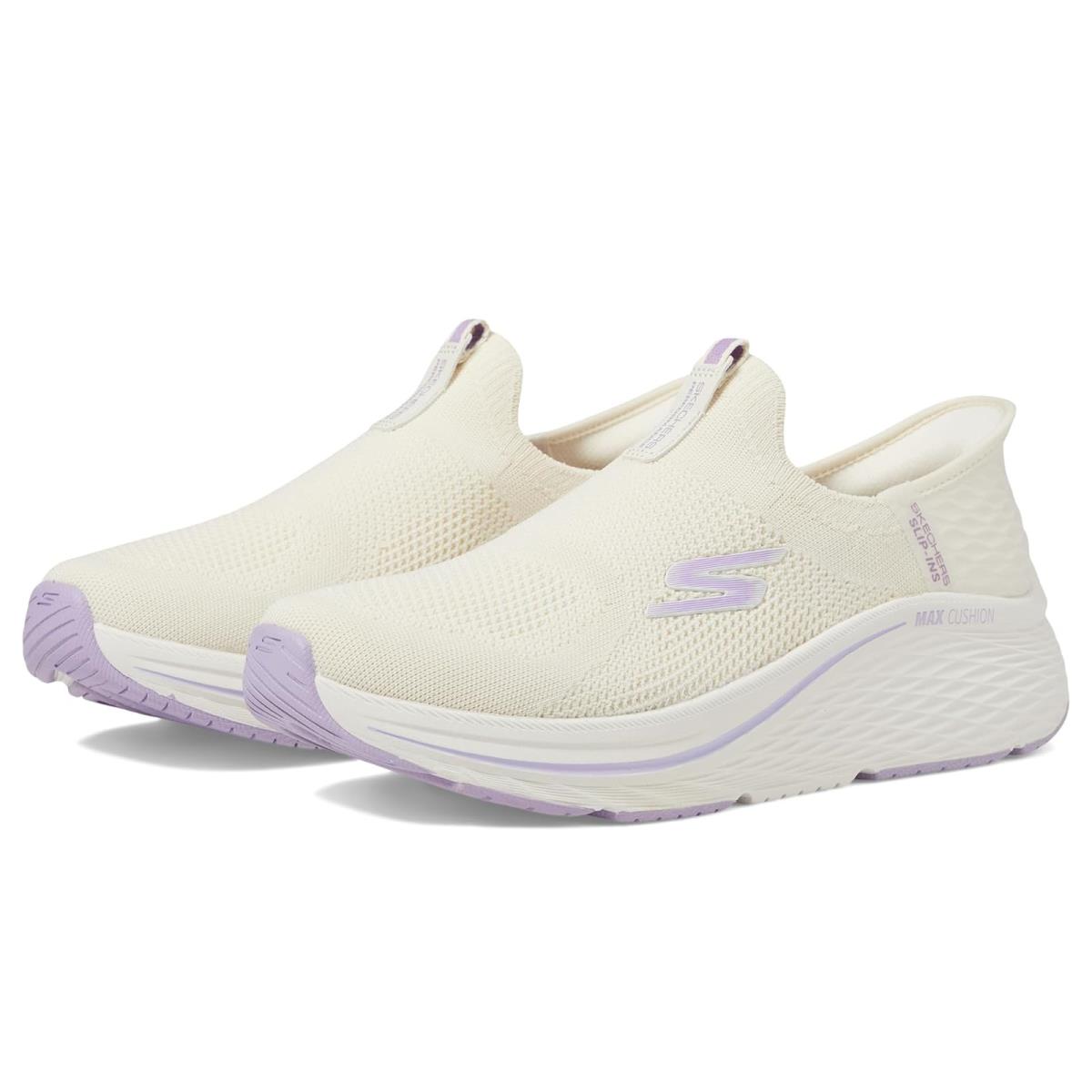 Woman`s Shoes Skechers Max Cushioning Elite 2.0 Eternal Hands Free Slip-ins Off-White