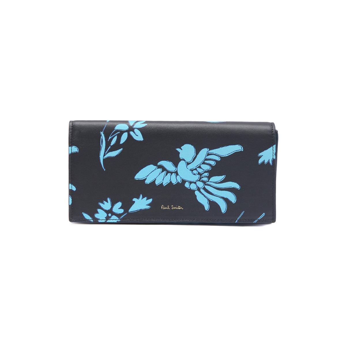 Paul Smith Graphic Floral Leather Birds Wallet ML023028