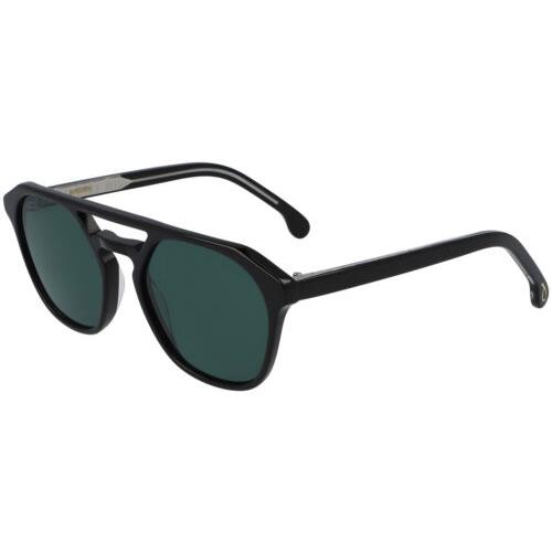 Paul Smith Barford Men`s Black Ink Navigator Sunglasses - Handmade In Italy - Frame: Black Ink, Lens: Green