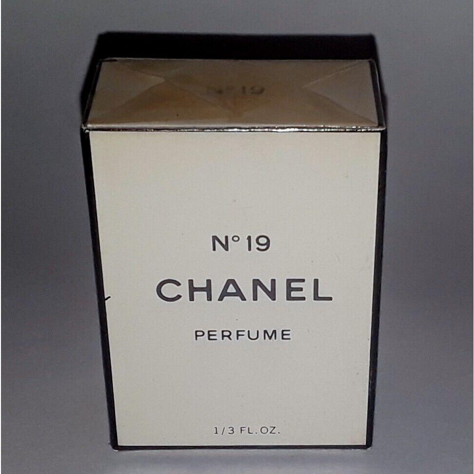 Vintage Chanel No 19 Perfume 1/3 Fl Oz