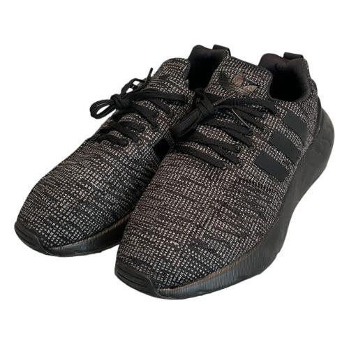 Adidas Swift Run 22 J Boys Black Running Shoes Sneakers Low Top Size 6.5 GW8166