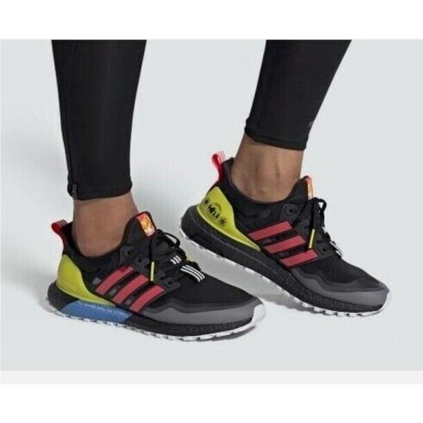 Adidas Ultraboost All Terrain EG8097 Black red yellow Men s Running Shoes SZ 9.5 SporTipTop