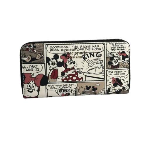 Kate Spade X Disney Minnie Mouse Comic Strip Large Continental Wallet Purse