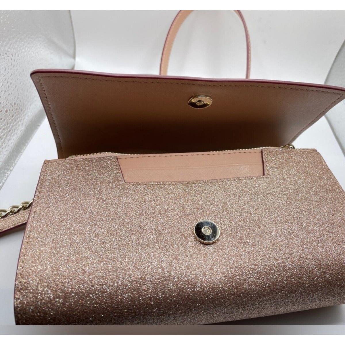 Kate Spade New York Womens Rose Gold Glitter Burgress Court Corin