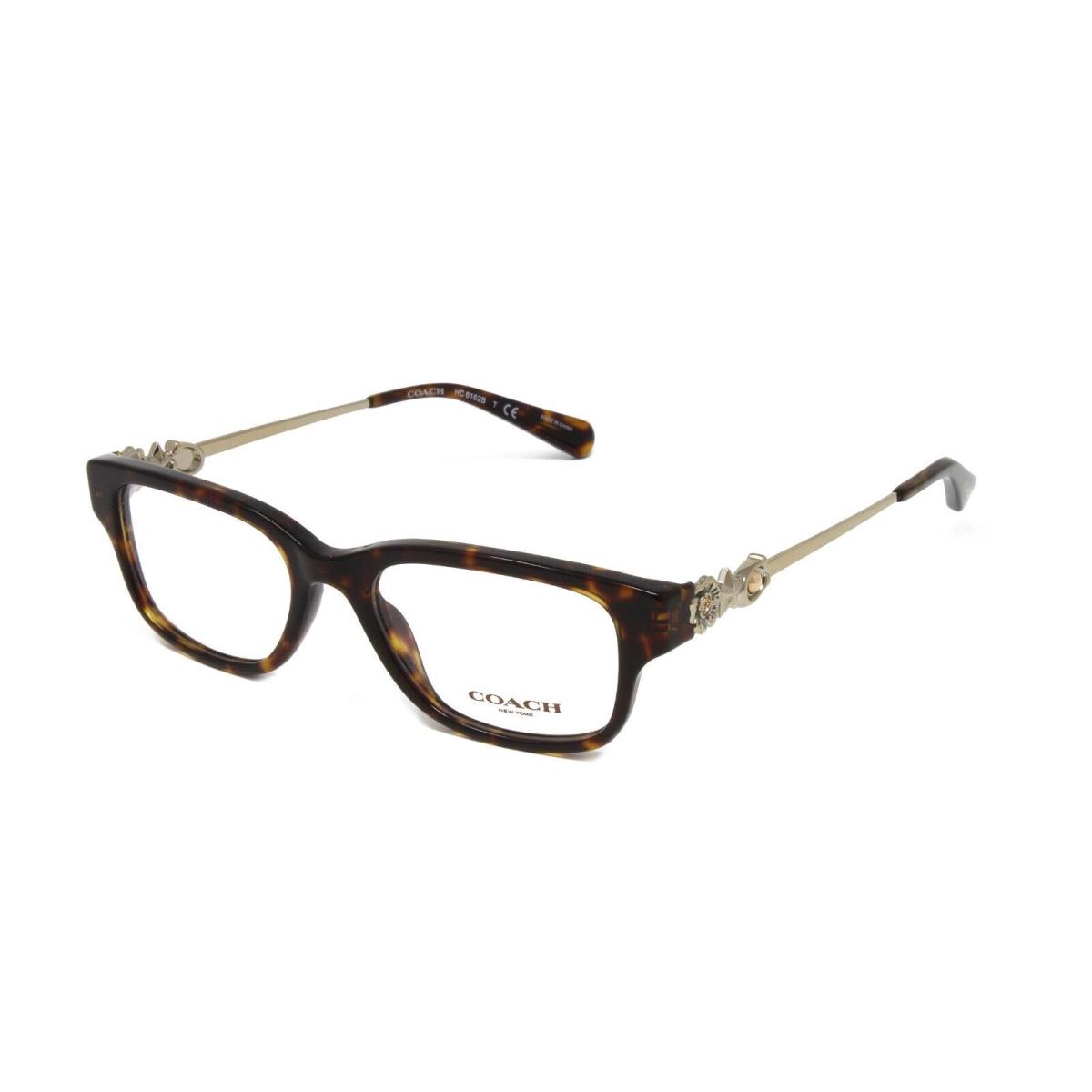 Coach Women`s Eyeglasses HC6162B 5120 Dark Tortoise 49mm