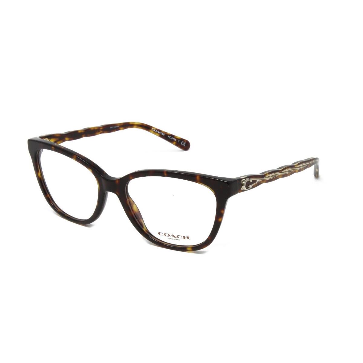 Coach Women`s Eyeglasses HC6186 5120 Dark Tortoise 53mm