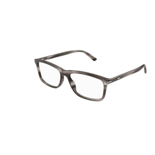 Gucci GG14470 003 Havana Clear Rectangular Men`s Eyeglasses